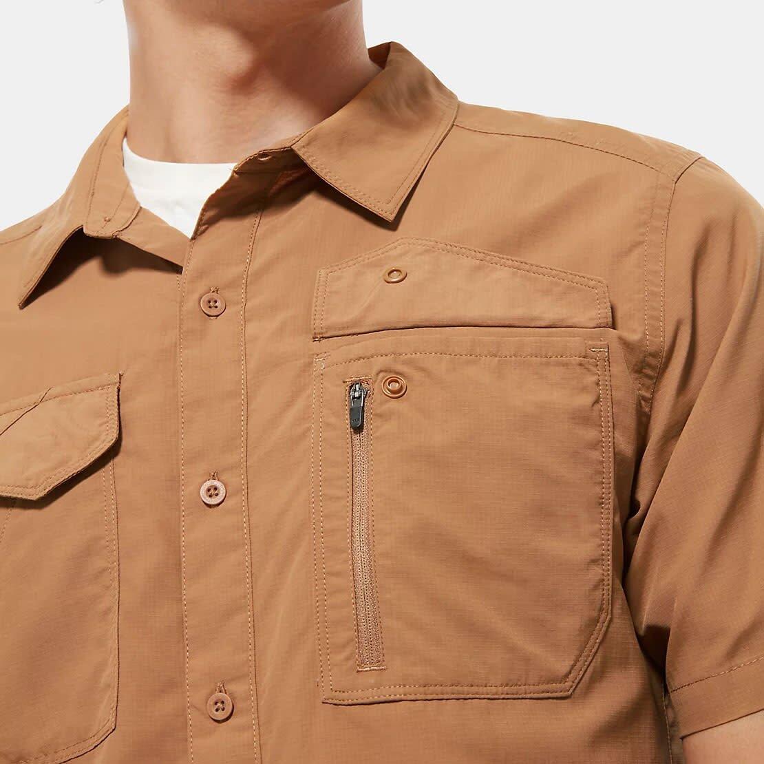Camisa S/S Sequoia para homem - Cedro castanho 3/7