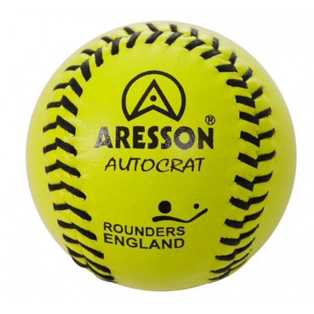 ARESSON Autocrat Leather Rounders Ball (Yellow)
