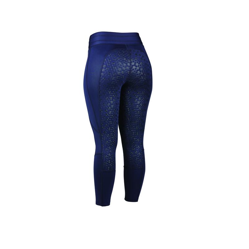 Performance Kompression Reithose Damen Marineblau