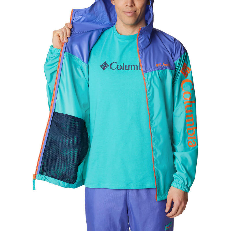 Casacos De Corrida Homem - COLUMBIA Flash Challenger Nov - Bright Aqua