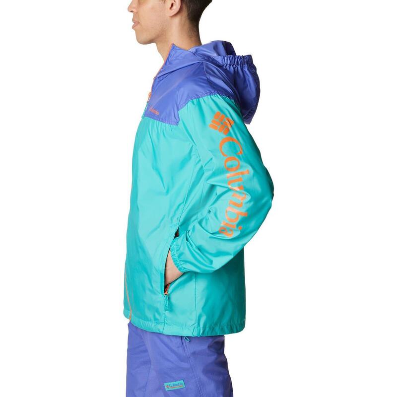 Casacos De Corrida Homem - COLUMBIA Flash Challenger Nov - Bright Aqua