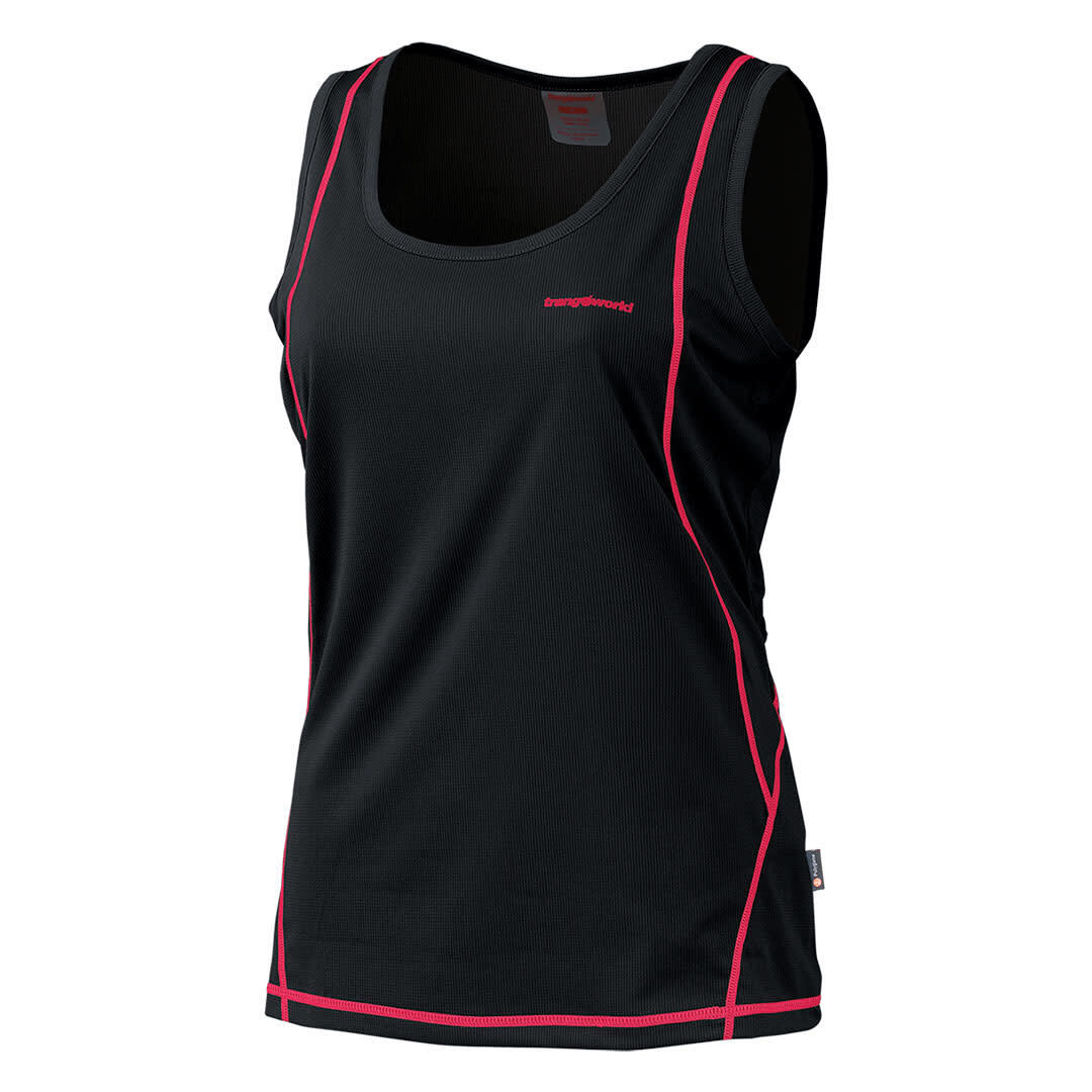 Trangoworld - T Shirts Et Chemises Femme - Thury W - Black/red - T-shirt Manches Courtes - Noir|rouge - 48 Xl - Decathlon