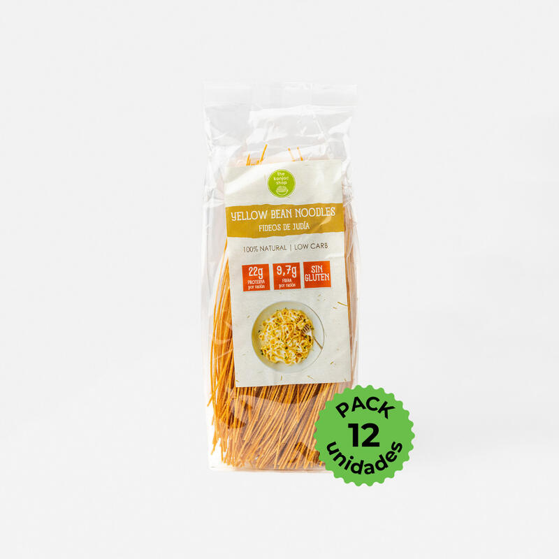 Espaguetis de Judía Amarilla: Pack 12 unidades (200g/unidad)