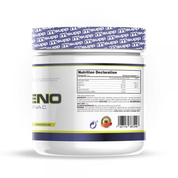Collageen met MSM en vitamine C - 300 g Mandarina MM Supplements 2/4