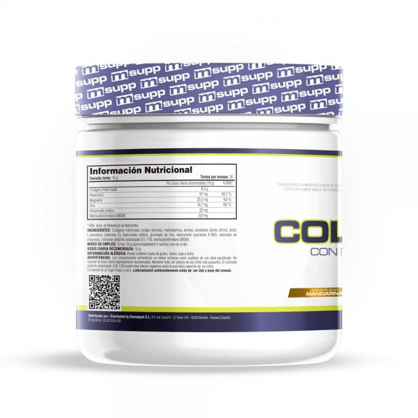 Collageen met MSM en vitamine C - 300 g Mandarina MM Supplements 3/4