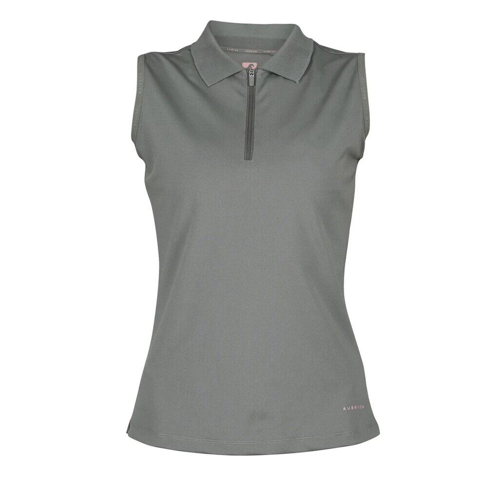 Womens/Ladies Sleeveless Technical Top (Olive) 1/3
