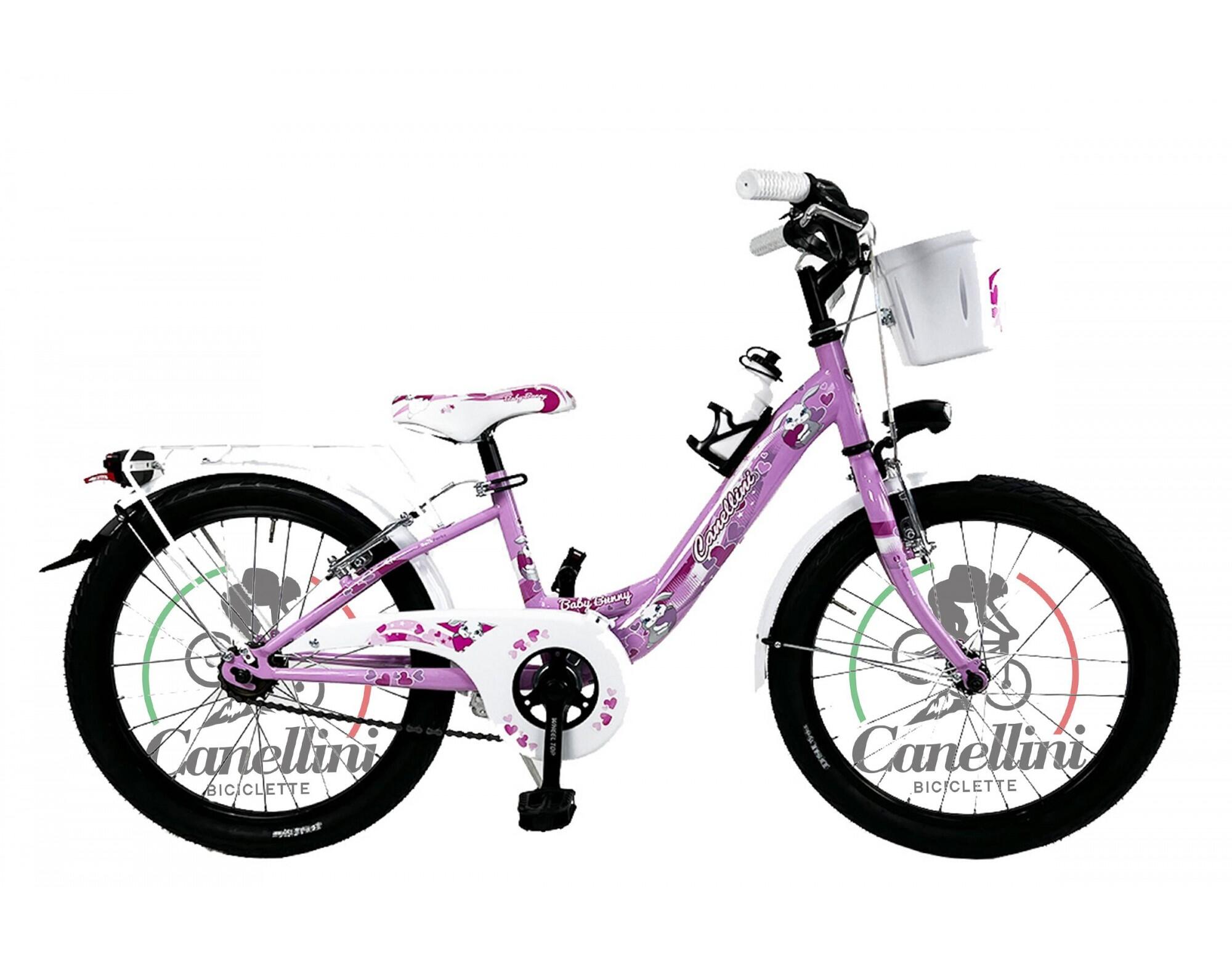 CANELLINI Bici da bambina Canellini VENERE 20" BABY BUNNY - Rosa