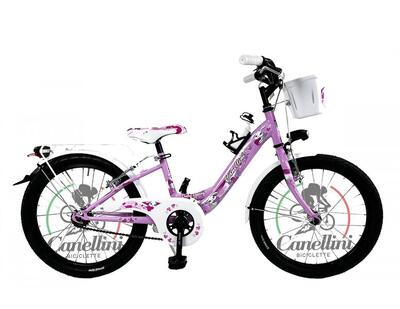 Bici da bambina Canellini VENERE 20" BABY BUNNY - Azzurro