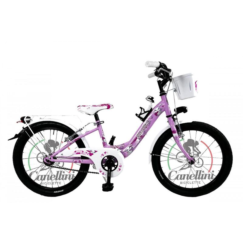 Bicicletă pentru fete Canellini VENERE 20" BABY BUNNY - Roz