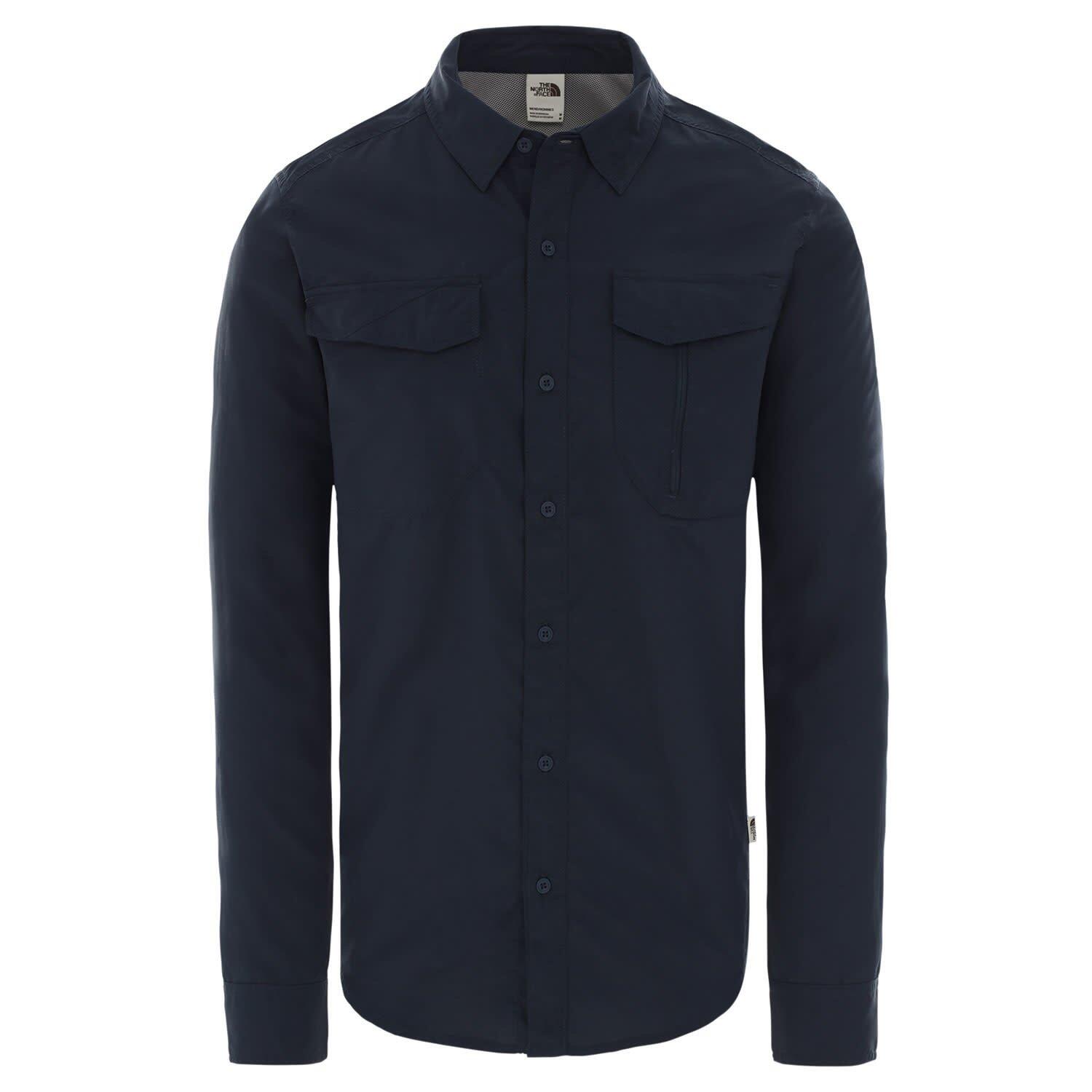 T Shirts Et Chemises Homme - Sequoia L/S Shirt - Urban Navy 1/2