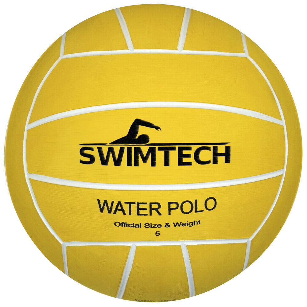 SWIMTECH Water Polo Ball (Yellow/Black)