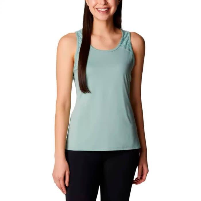 Camisetas Y Camisas Mujer - Peak To Point Tank - Aqua Tone