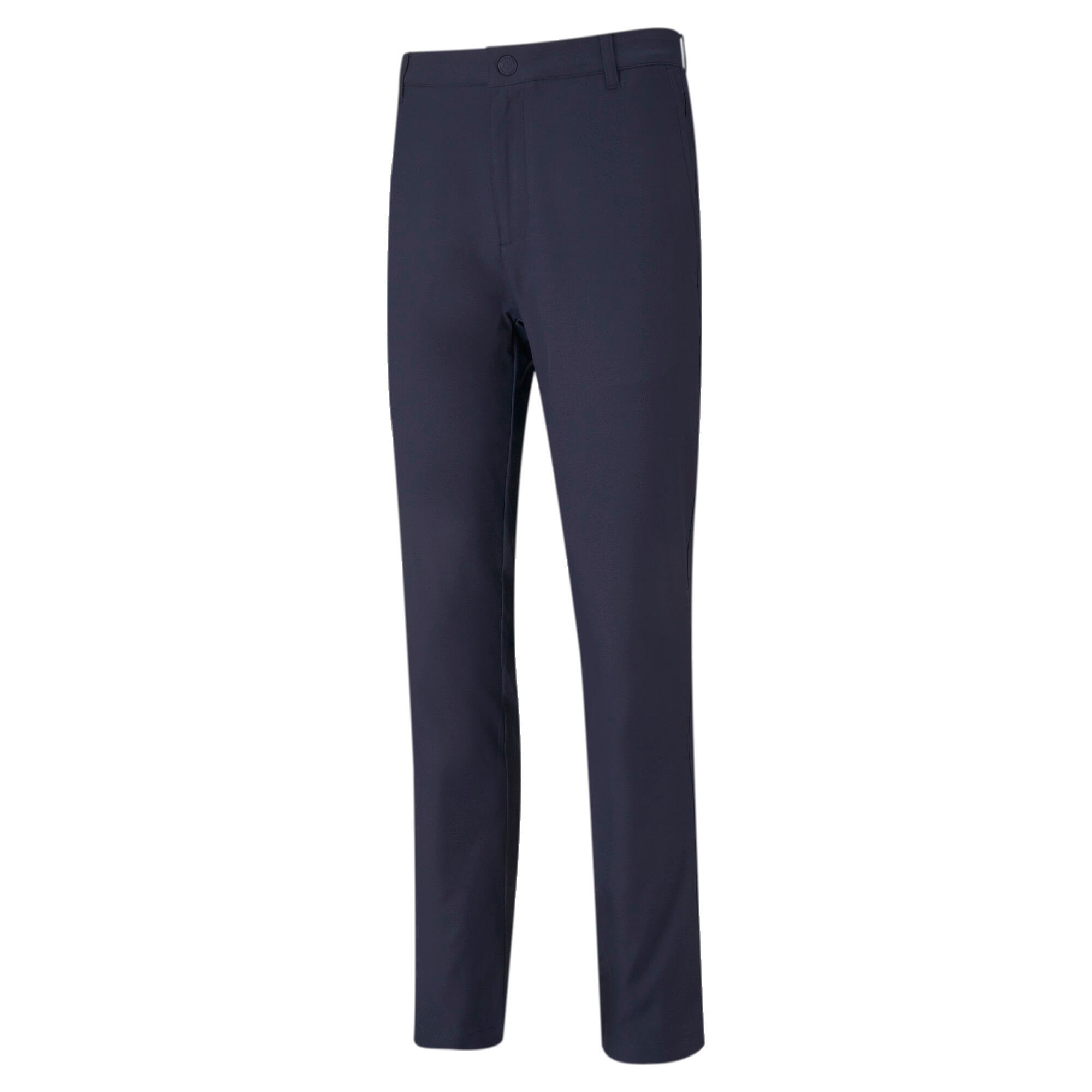 PUMA Mens Jackpot Tailored Golf Pants Trousers - Navy Blazer 3/4