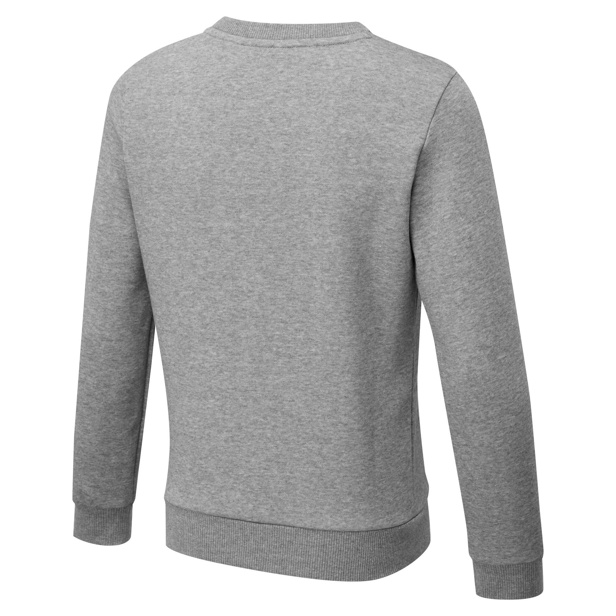 Camisola de malha com gola redonda Essentials para crianças - Cinzento 2/5