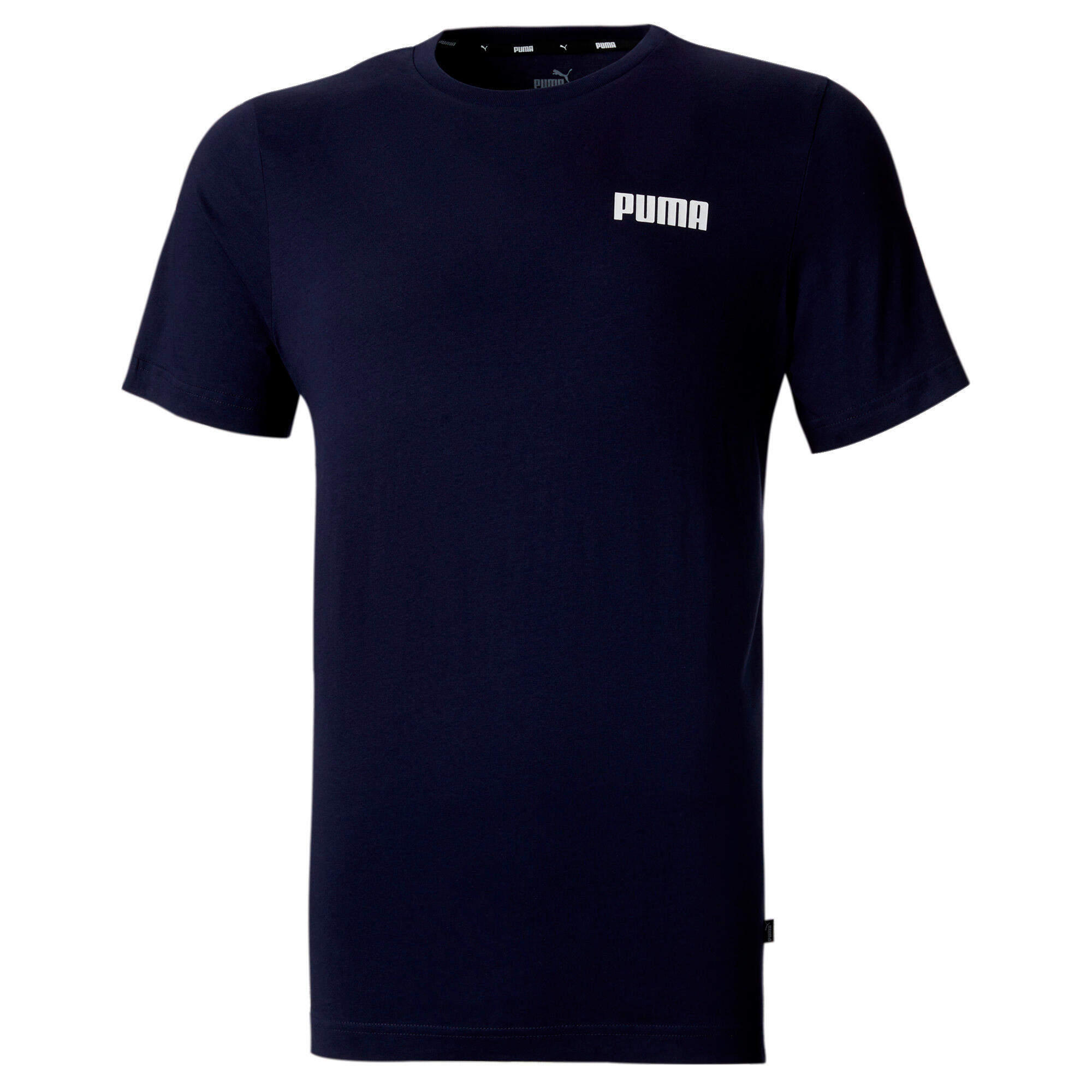 Puma - T-shirt Décontracté Homme Puma Ess Small Logo Tee - T-shirt Manches Courtes - Bleu|rouge - Decathlon