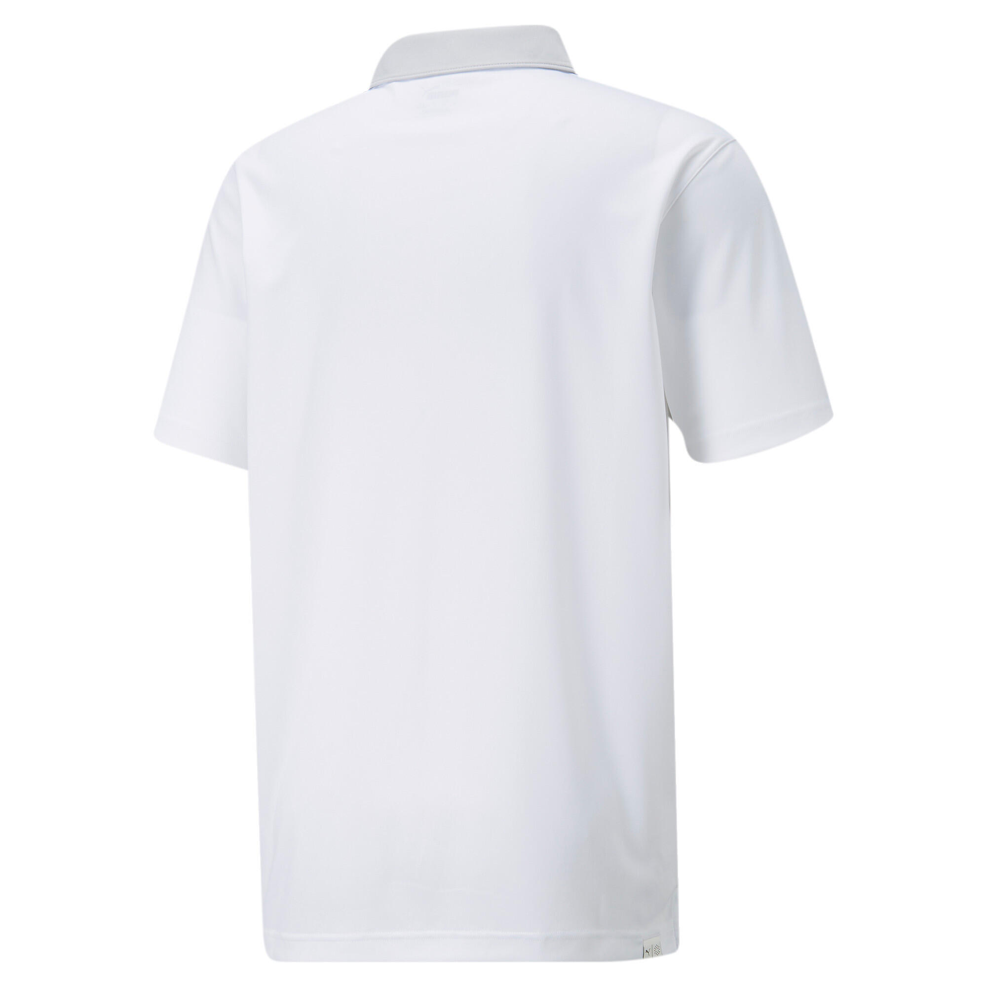 Camisola pólo de golfe PUMA para homem - Branco brilhante - Alta elevação 2/3