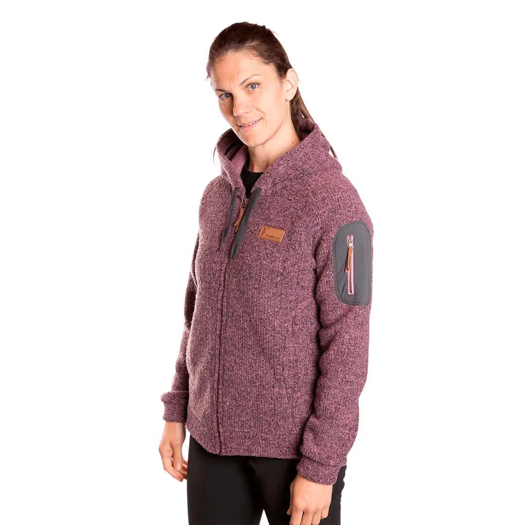 Casaco de lã Mountain Woman - W Gower Jacket - Rosa 2/7