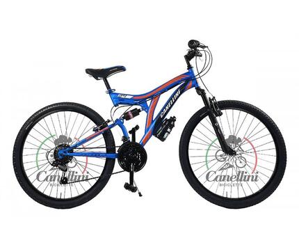 Vélo enfant Canellini COLORADO 24" full suspension Noir/Rouge