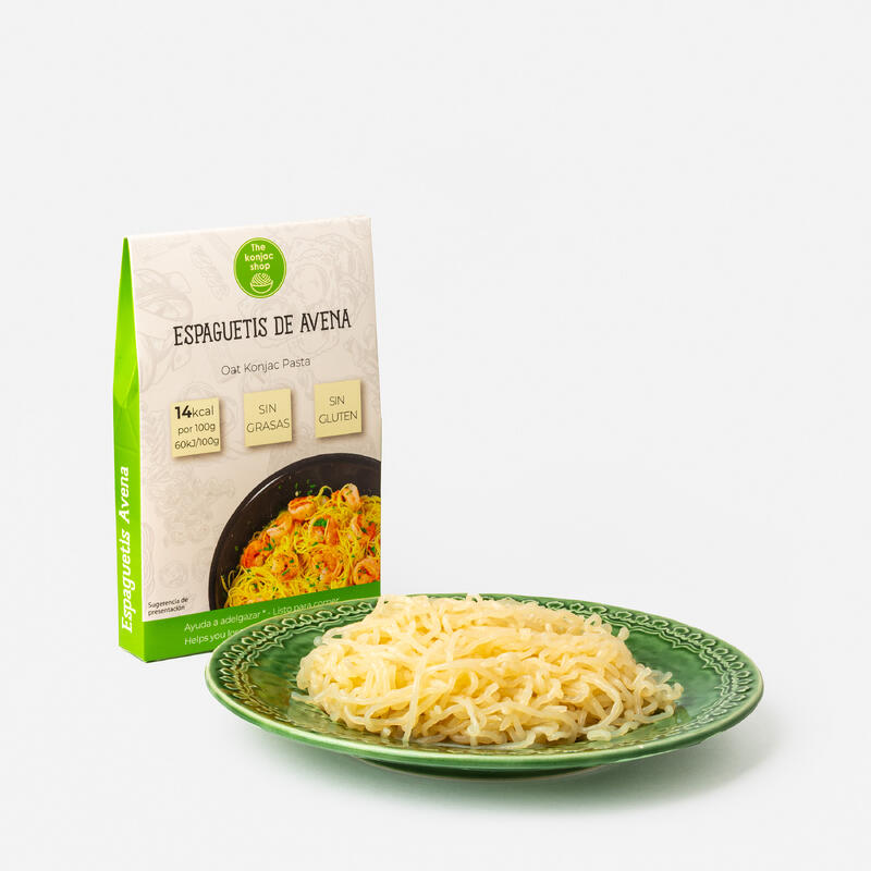 Espaguetis de avena de Konjac: Pack 25 unidades (200g/unidad)
