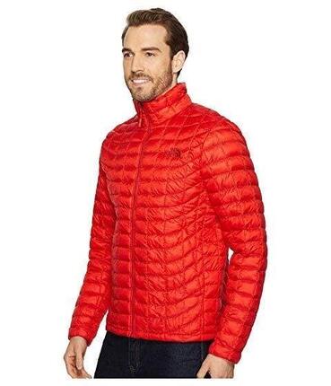 Jas - Outdoor - Heren - Thermoball, Isolerend, Opvouwbaar - Tomato red