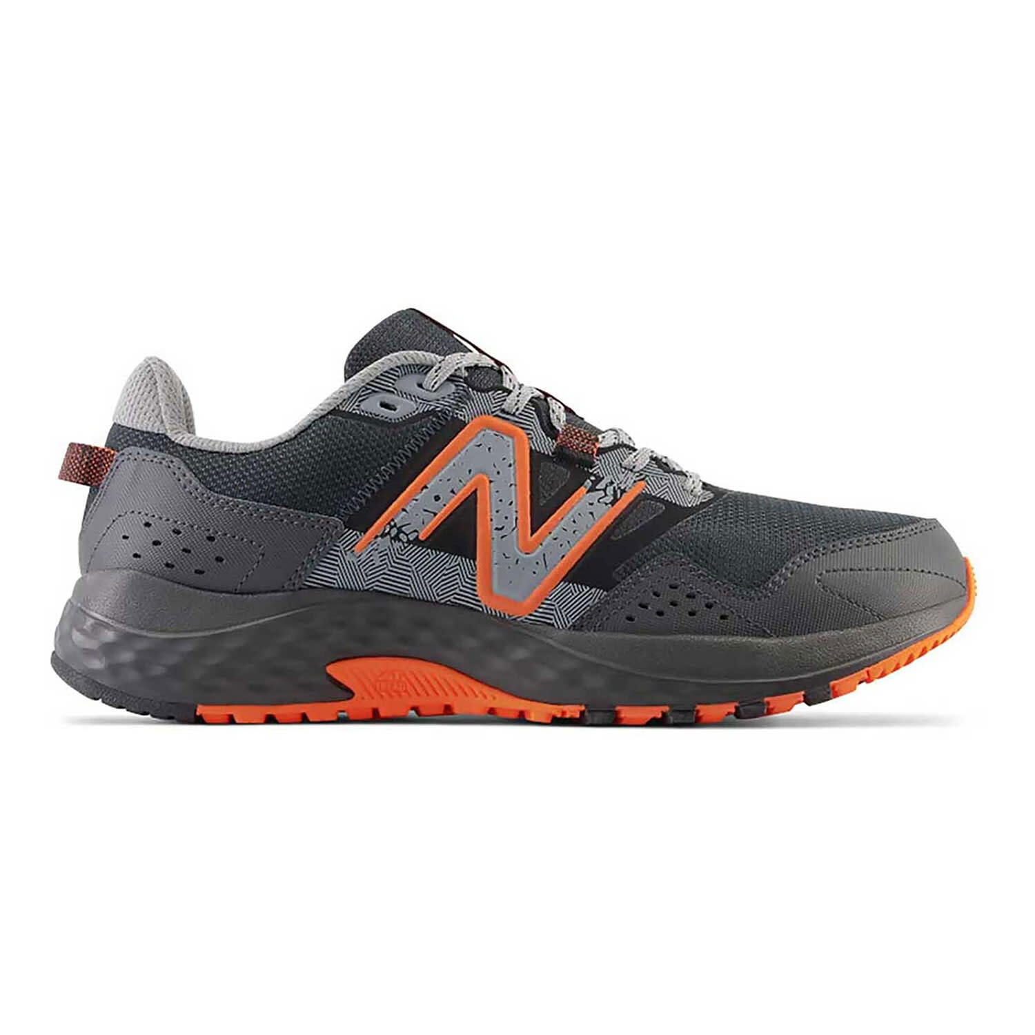 Zapatillas Trailrunning Hombre - NEW BALANCE MT 410  V8 - Grey/Orange 1/5
