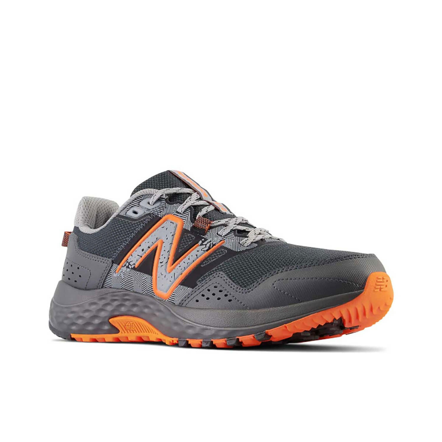 Zapatillas Trailrunning Hombre - NEW BALANCE MT 410  V8 - Grey/Orange 2/5