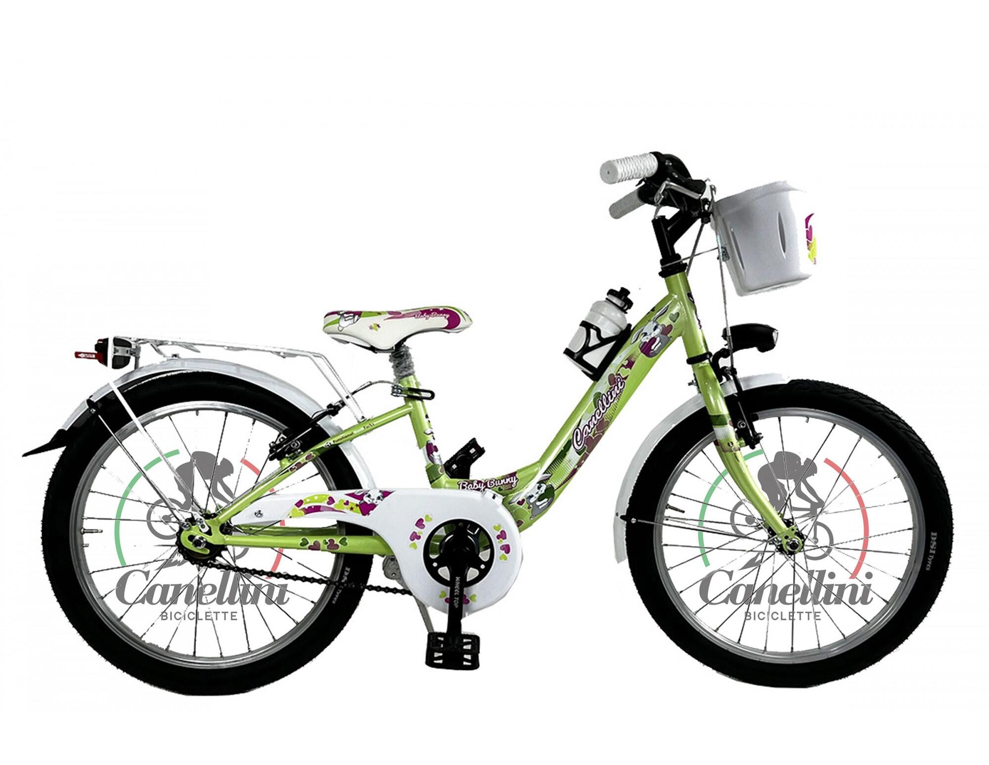 CANELLINI Kinderfahrrad Canellini VENERE 20" BABY BUNNY - Hellgrün
