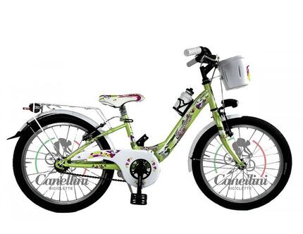 Vélo Canellini VENERE 20" fille bleu clair cadre acier, freins V‑Brake