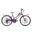 Vélo de fille VTT Canellini LINCY 24" - Violet/Fuchsia