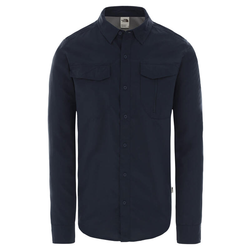 Camiseta Manga Hombre- Sequoia L/S Shirt - Urban Navy