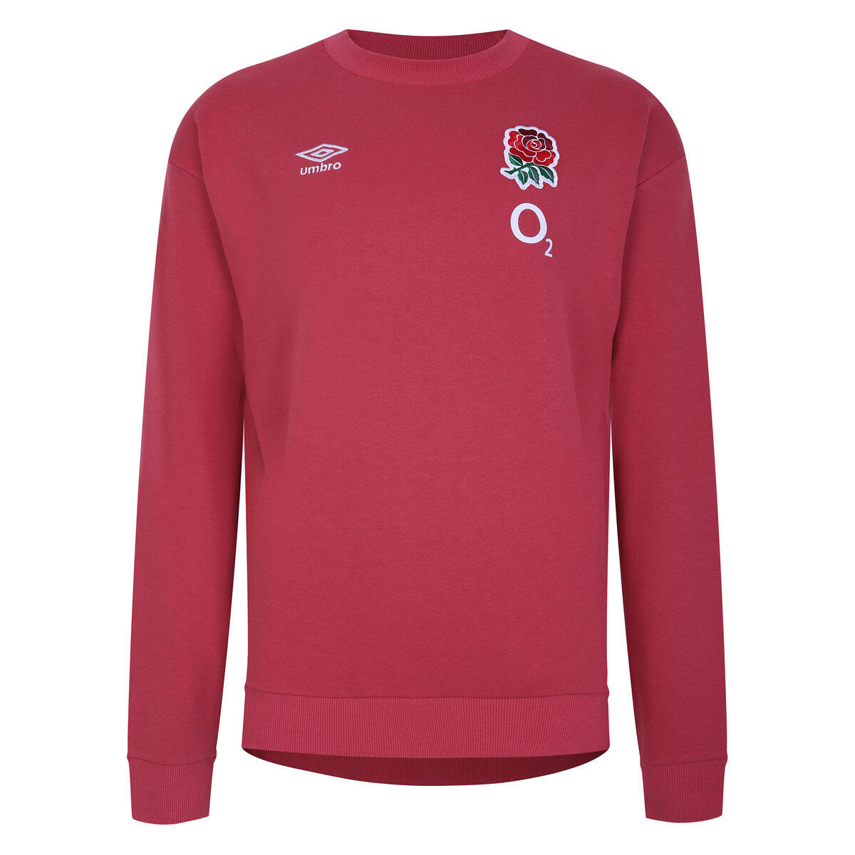 Childrens/Kids 23/24 England Rugby Fleece Top (Red Earth) 1/2