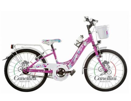 Vélo Canellini VENERE 20" fille bleu clair cadre acier, freins V‑Brake