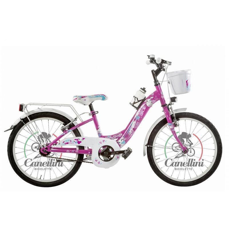 Bicicleta de niña Canellini VENERE 20" BABY BUNNY 1V - Fuchsia