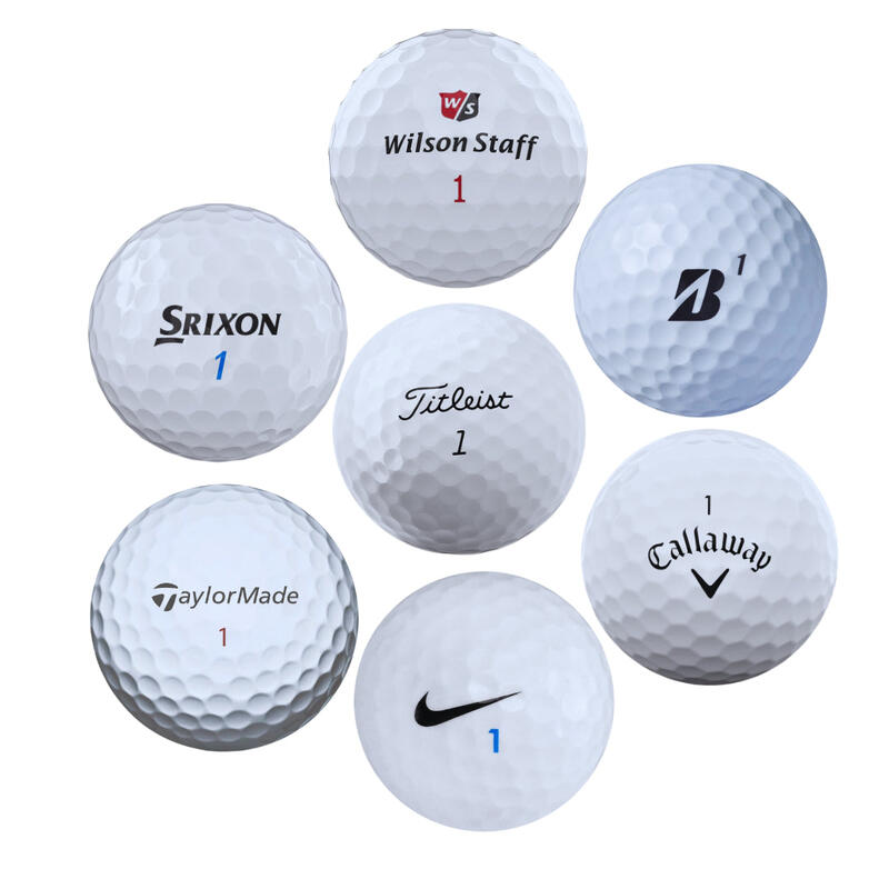 Seconde vie - 50 Balles de Golf Mix Grandes Marques -A- Excellent état