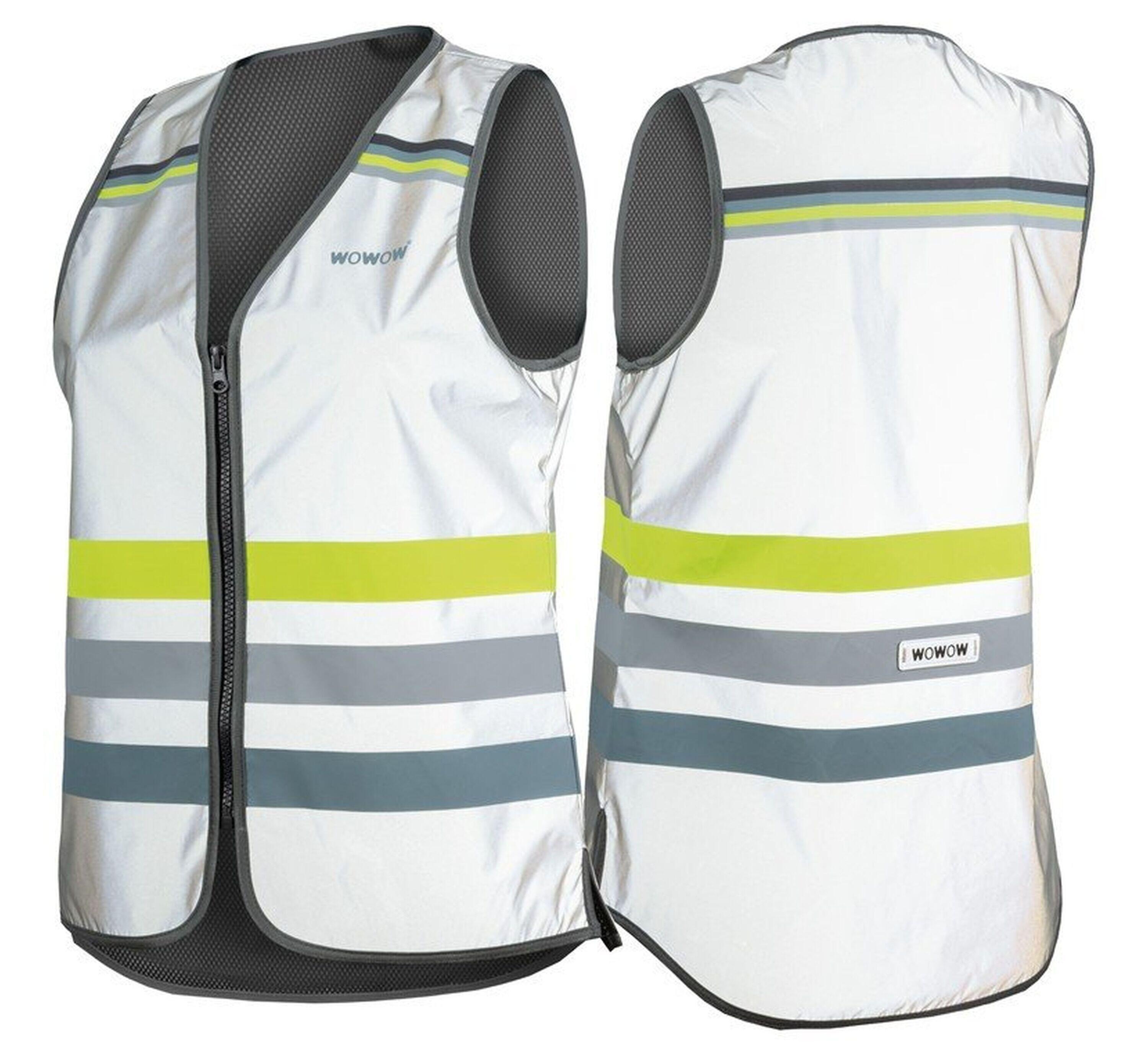 WOWOW WOWOW Gilet di sicurezza da donna Lucy Full Reflective, bianco