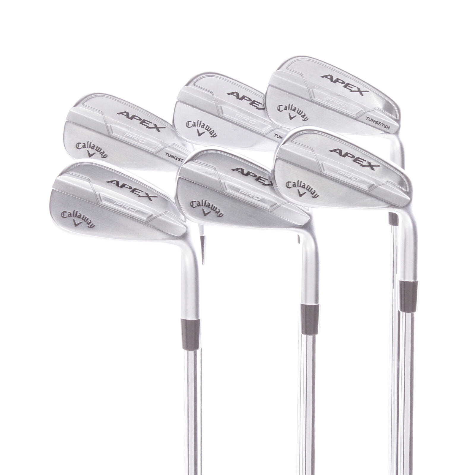 USED - Iron Set 5-PW Callaway Apex Pro 21 Steel Stiff Shaft Right Hand - GRADE B 1/7