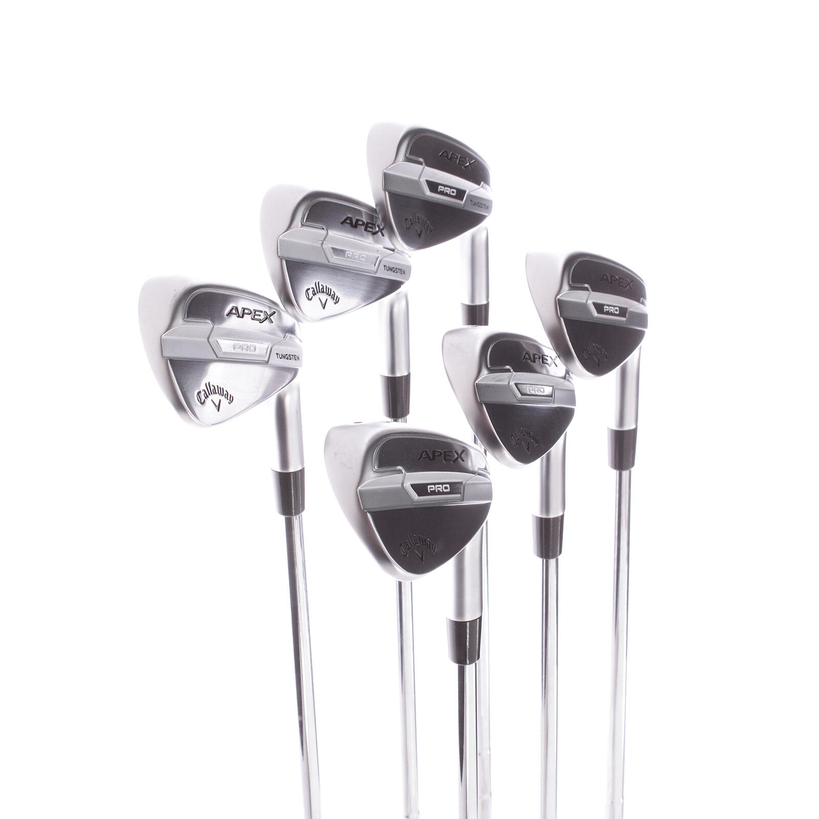 USED - Iron Set 5-PW Callaway Apex Pro 21 Steel Stiff Shaft Right Hand - GRADE B 2/7