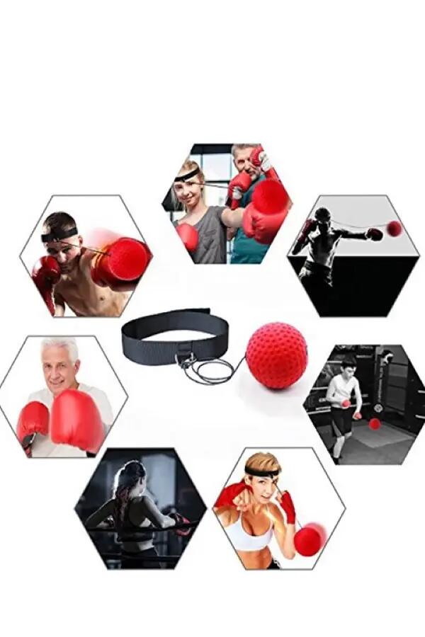 2 db-os fitnesz reflex labda készlet box edzéshez és reflex fejlesztéshez 2/6