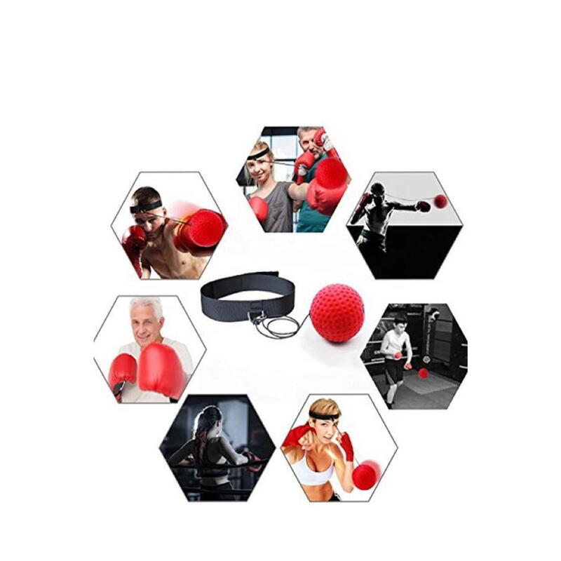 Set 2 Mingi reflex fitness pentru antrenament box si dezvoltarea reflexelor