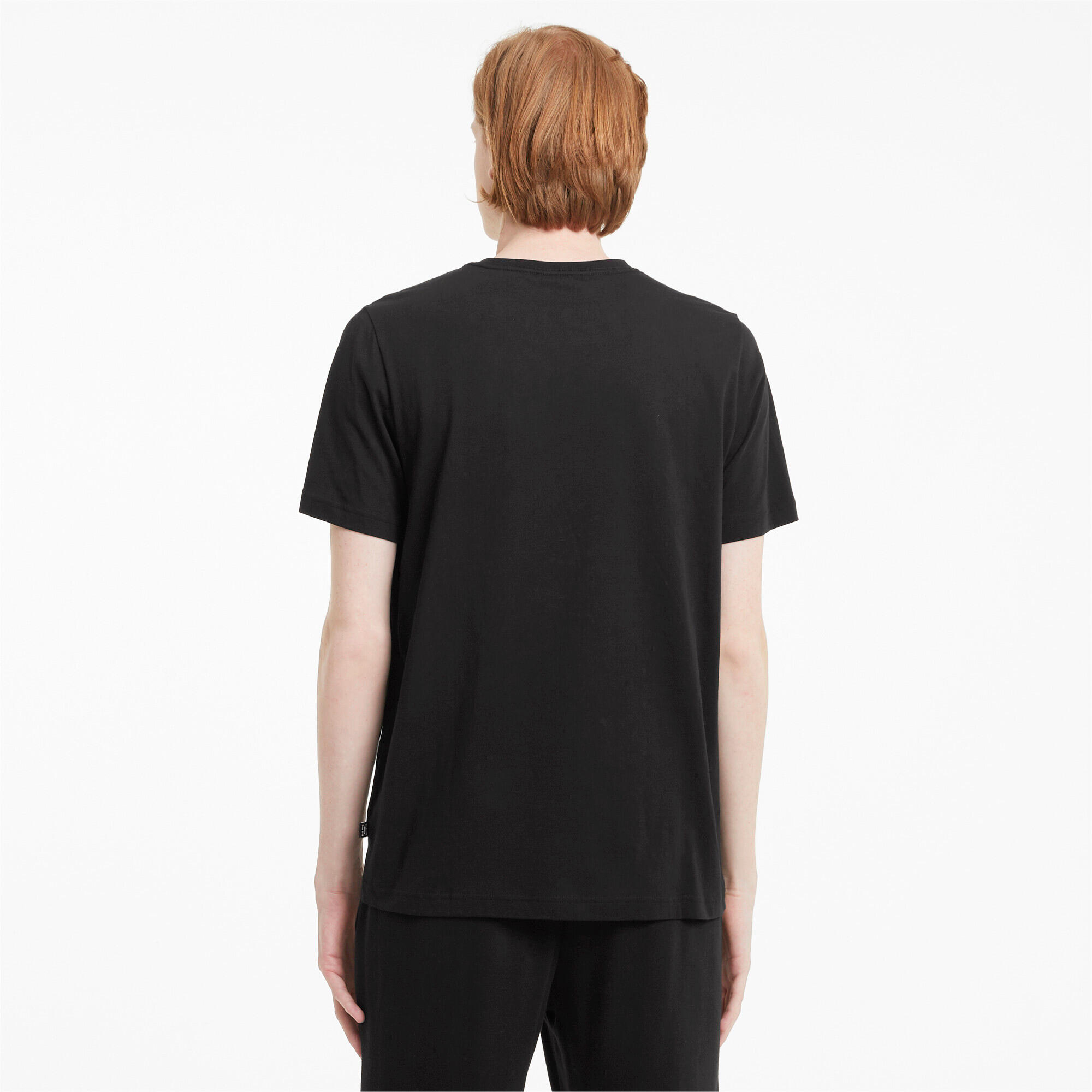 Camiseta Essentials Small Logo Hombre PUMA Black Cat 7/7