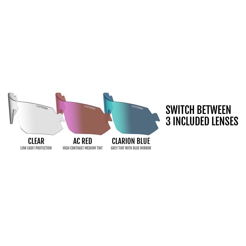 Tifosi Tsali Crystal Smoke White