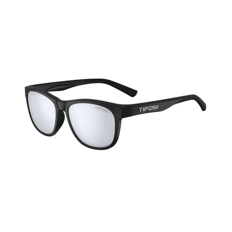 Tifosi Swank Satin Black Smoke Bright Blue -  1