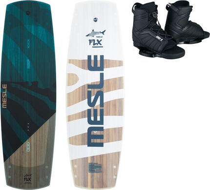Wakeboard Set FLX 143 cm mit Core Bindung Seilbahn Flexboard Erwachsene