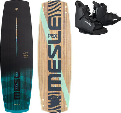 Wakeboard Set PSX 135 cm mit Duro Bindung Seilbahn Flexboard Kinder