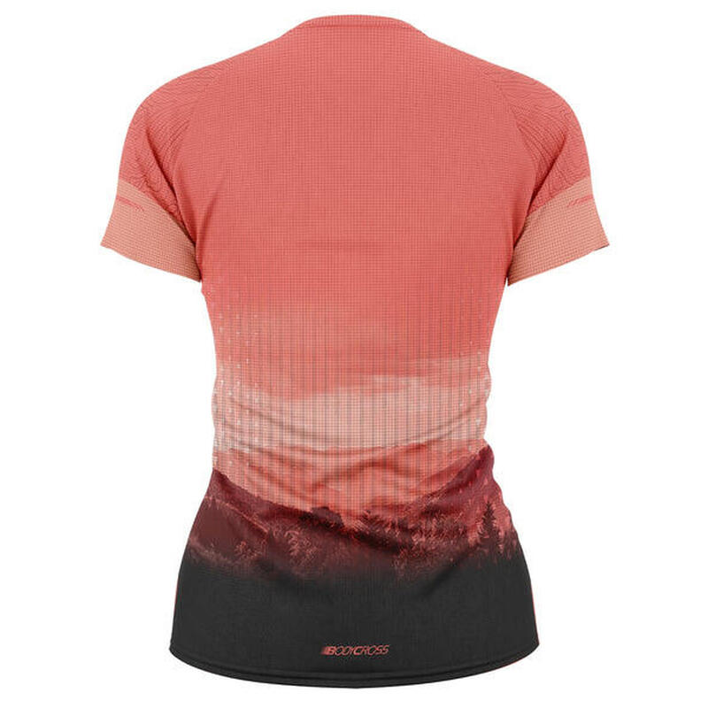 CLEORE hardloopshirt koraal