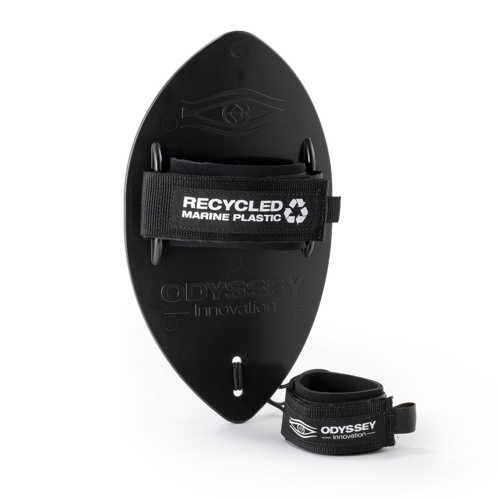 ODYSSEY Recycled Marine Plastic Handplane For Bodysurfing - Black