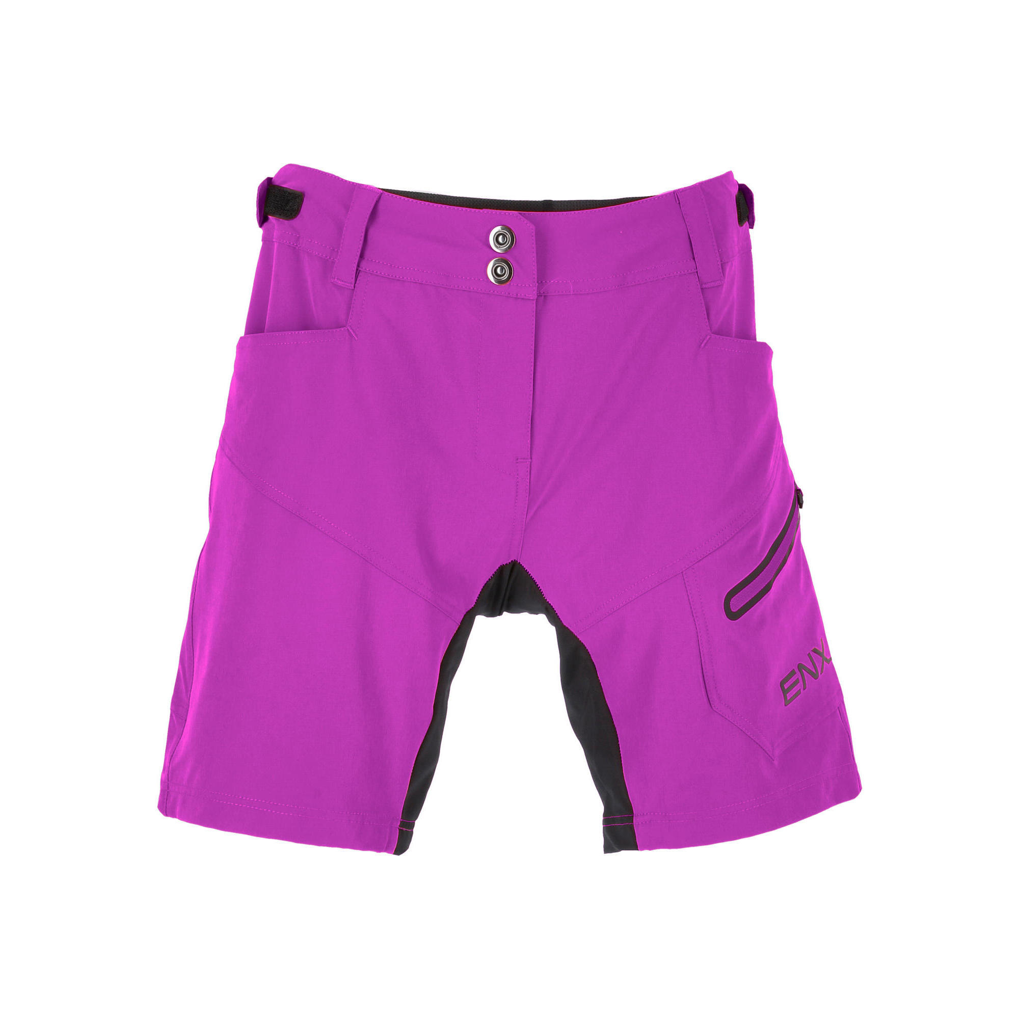 Endurance - Cuissards De Cyclisme Jamilla W Short 2 En 1 - Bermuda - Violet - 42 M/l - Decathlon