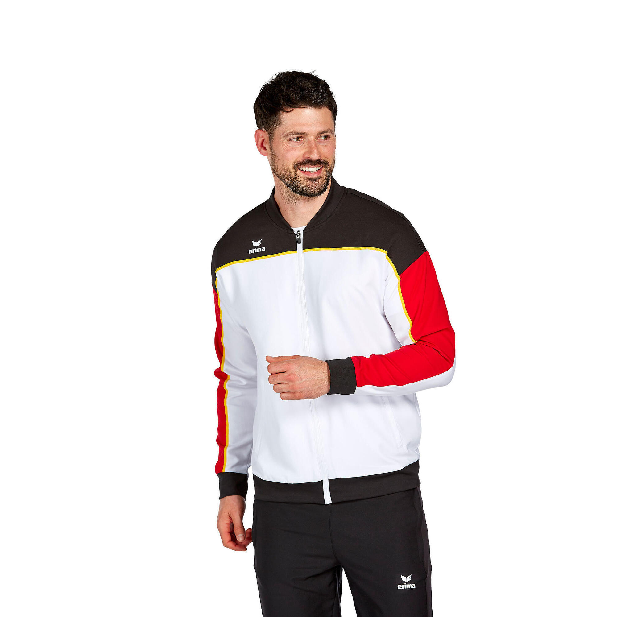 Erima - Veste De Survêtement Erima Change - Blouson - Blanc|noir - 40 M - Decathlon