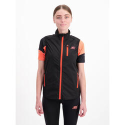 Coupe-vent de running sans manches Vicky - Noir - Femme