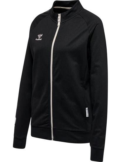 Giacca della tuta donna in cotone con zip Hummel Move Grid